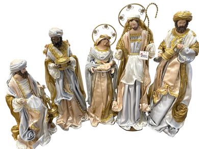 24.5” Large Christmas Holy Family, Three Wise Men  (approx. 65 cm cm) - Santas Workshop Direct 