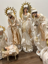 35.5" Large Christmas Holy Family-32.5"Three Wise Men, including Angel  (approx. 80-90 cm)
