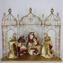 12” Nativity on a 24”Gazebo - Santas Workshop Direct