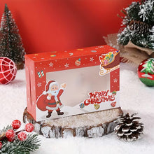 12pcs Gift for Her/Him New Red Christmas Gift Boxes with 4 Compartments - Featuring Festive Snowman And Tree Designs - Equipped with Insert Dividers, Suitable for Holiday Gifts And Party Favors for 500 Different Occasions