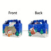 8/16pcs Set, Christmas Hand-Held Window Candy Packaging Gift Box, Kraft Paper Candy Box, Santa Claus Gift Box, Snowman Gift Box, Party Gifts, New Year Decorations, Christmas Decorations, Party Decorations, Party Supplies