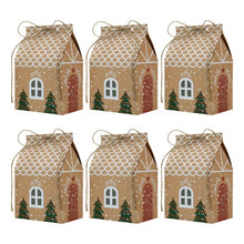 Christmas Gingerbread House cookie / candy bakery box