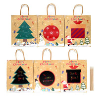 Personalised Christmas Cookie Gift Bags – Custom Bakery Treat Packaging for Cookies, Candy & Holiday Gifts