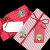 Set of 6 Rolls of 2.5cm Round Self-Adhesive Holiday Labels Featuring 44 Festive Designs for Wrapping, Envelopes, Bags, And Card Crafts (3000 stickers)