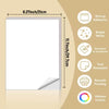 100 Sheets of A4 Glossy Adhesive Stickers, Compatible with Inkjet And Laser Printers, Self-Adhesive, Durable
