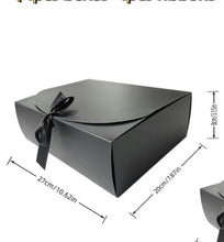 10pcs Elegant Black Gift Boxes with Ribbon (5pcs Boxes And 5pcs Black Ribbons) - Perfect for Weddings, Proposals, Birthdays, And Special Occasions - Ideal for Jewelry Display And Party Gift Boxes for Christmas, Easter, Bridesmaid Favors