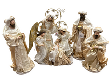 Christmas Religious Holy Family standing Angel 45 cm approx. (17.5”)  WITH 3  kings 16"(40) CM