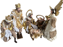 15.5"Religious Holy Family 40 cm approx & 17.5 Three Wise men approx 45 cm Angel 17.25” - Santas Workshop Direct 