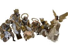 15.5"Religious Holy Family 40 cm approx & 17.5 Three Wise men approx 45 cm Angel 17.25” - Santas Workshop Direct 