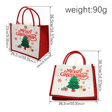 Christmas Party Favour Gift Packaging Bags Reusable Xmas Holiday Party Supply Presents Sacks with handle - Santas Workshop Direct 