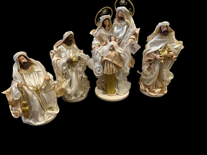 14.75'(38CM )Religious Christmas Holy Family and 3 wise men