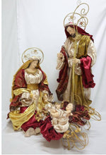 Large Unique Artisan Handmade Premium Christmas Handmade Religious Nativity Set with Manger - 132cm Approx. PRE ORDER 2026 - Santas Workshop Direct