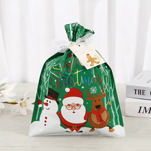 Drawstring Christmas REUSABLE Gift Bags (biodegradable) small (24x 32 cm) 10 pcs   $14.70 - Santas Workshop Direct