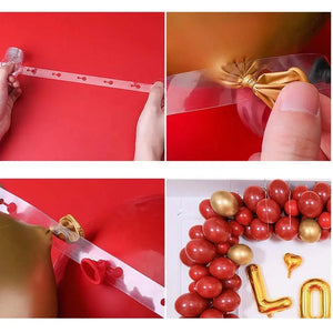 BALLOON CHAIN GARLAND & ARCH DECORATING SINGLE STRIP RIBBON Santas Workshop Direct