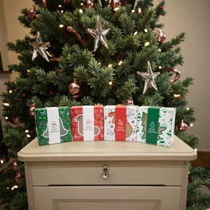 Christmas Bakery cookie candy paper boxes with window Xmas Party favour gift treat packaing boxes - Santas Workshop Direct 