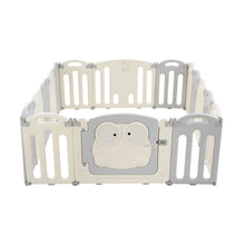 Baby Playpen 16 Panels Foldable Toddler Fence Safety Play Activity Centre - Santas Workshop Direct 