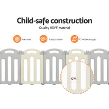 Baby Playpen 16 Panels Foldable Toddler Fence Safety Play Activity Centre - Santas Workshop Direct 