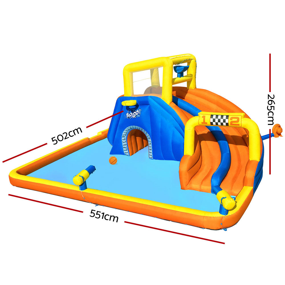 Water Slide 551x502x265cm Kids Play Park Inflatable Swimming Pool - Santas Workshop Direct 
