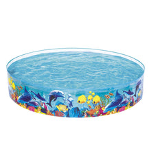 Kids Pool 244x46cm Round Above Ground Rigid Swimming Pools Undersea 2074L - Santas Workshop Direct 