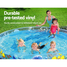 Kids Pool 244x46cm Round Above Ground Rigid Swimming Pools Undersea 2074L - Santas Workshop Direct 
