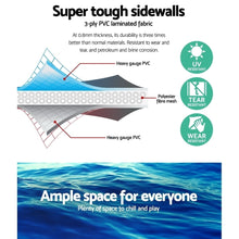 Swimming Pool 305x76cm Above Ground Round Inflatable Pools 3800L - Santas Workshop Direct 