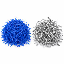 60g Royal Blue & Silver Metallic Shredded Paper – Gift Box, Sports, Graduation and Celebration Hamper Filler