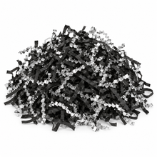 60g Black & Silver Metallic Shredded Paper – Men’s Gift Box, Corporate Hamper and Birthday Filler