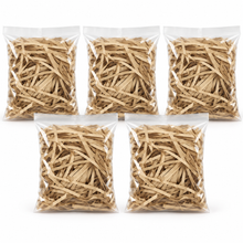 5 bags Light Brown Kraft Shredded tissue paper 20 grams