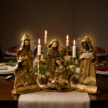 🎄 40cm Handmade Christmas Religious Nativity Set – Holy Family Scene, Christian Christmas Home Decor & Holiday Gift ✨