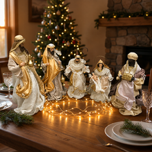 Christmas Nativity scene with manger  -40-55cm