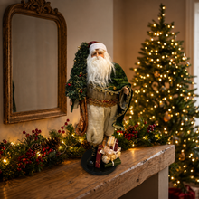 58cm Handmade Christmas Santa Claus Ornament – Charming Large Holiday Decoration, Festive Santa Figurine for Home & Christmas Display