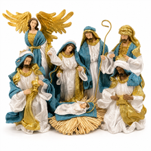 Christmas Religious Handmade Nativity Set Scene with Manger - 30-45 cm