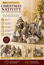 51cm Handmade Christmas Nativity Set with Manger – Religious Holy Family Christmas Decoration one piece