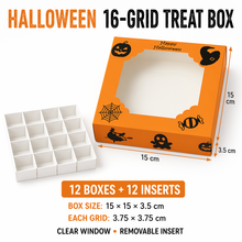 Halloween themed  bakery cookie boxes x 12 pc