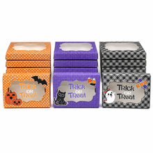 12pcs Halloween trick or treat cookies bakery boxes