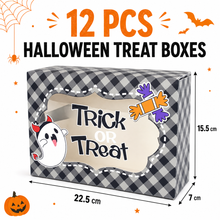 12pcs Halloween trick or treat cookies bakery boxes