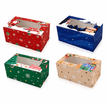 Gift for Her/Him New Christmas Gift Boxes with 2 Compartments - Featuring Festive Snowman And Tree Designs - Equipped with Insert Dividers, Suitable for Holiday Gifts And Party Favors for 500 Different Occasions
