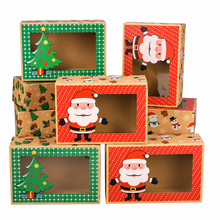 12-Pack Christmas Cookie Gift Boxes – Bakery Boxes with Ribbon, Treat Boxes for Cookies, Cakes, Candy & Holiday Gifts