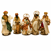 Holy Family Christmas Religious Handmade Nativity Set with Manger - 25-35cm PRE ORDER
