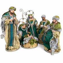 Christmas Religious Handmade Nativity Set - 15.5’’ Nativity Scene with Manger (51 cm)