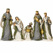 PRE-ORDER | 25.75" (65cm) Handmade Holy Family & Three Kings Nativity Figurine Set – Premium Christmas Religious Decoration | Large Artisan Holiday Home & Church Display