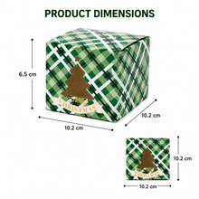 Christmas cookie paper boxes doughnut giftboxes bakery box with clear window Xmas red green box