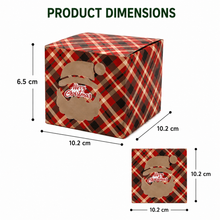 Christmas cookie paper boxes doughnut giftboxes bakery box with clear window Xmas red green box