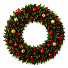 PRE ORDER 20” (50cm)Christmas Red Wreaths 51cm - Perfect Christmas Decor Ornament Wreath (Pre-Order 2026)