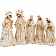 PRE ORDER 92cm (36") Holy Family Nativity Set – Large Christmas Religious Decoration, Style Stable Scene, Elegant Holiday Home & Church Display