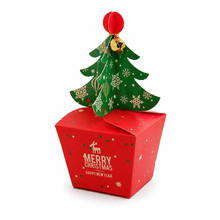 10-Pack Christmas Tree Bakery Gift Boxes – Small 16cm Candy, Cookie, Biscuit & Holiday Treat Packaging