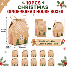 Christmas Gingerbread House cookie / candy bakery box