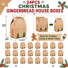 Christmas Gingerbread House cookie / candy bakery box
