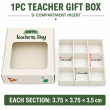 12PCS Teacher Thank You 16-Grid Gift Boxes | Premium Treat Boxes for Teacher Appreciation Gifts