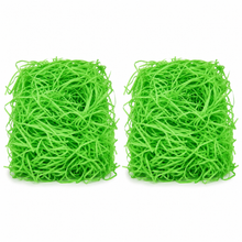 Bright Green Shredded tissue crepe paper hamper filler gift box packaging  20 grams 2 pack x 20grams Gift Wrapping Shredded Paper, Suitable for Wedding, Valentine'S Day, Father'S Day, Mother'S Day, Christmas, Party Decoration